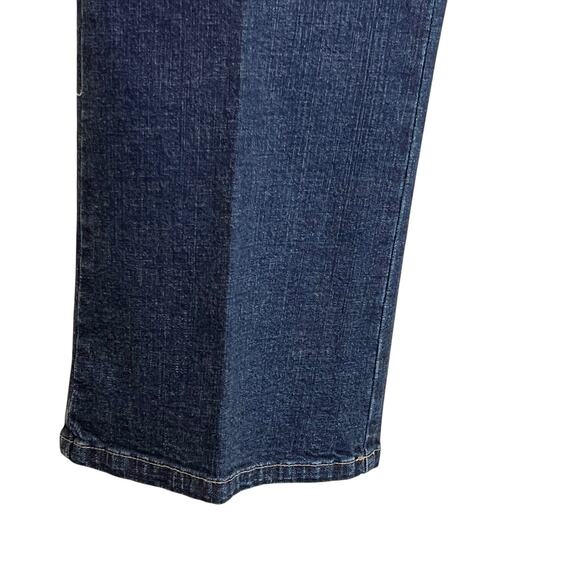 Lee Comfort Waistband Womens Jeans Size 16P Blue Cotton Spandex Straight Leg - Picture 3 of 8